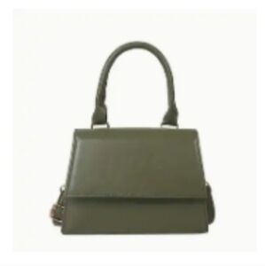 Women olive green crossbody mini bag